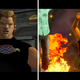 A screenshot of Phil Cassidy as he appears in the original Vice City next to one of how he appears in the remaster.
